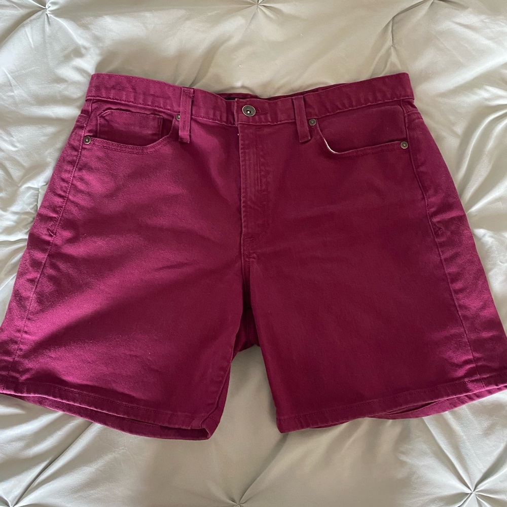 Burgundy Shorts